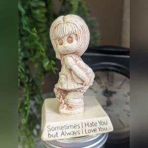 Vintage 1975 R&W Berries Co. Collectible Figurine - Sometimes I Hate You But